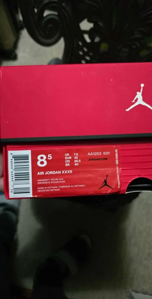 Air Jordan 32 New Rosso Corsa gym red Men's 8.5 image indicator(2)