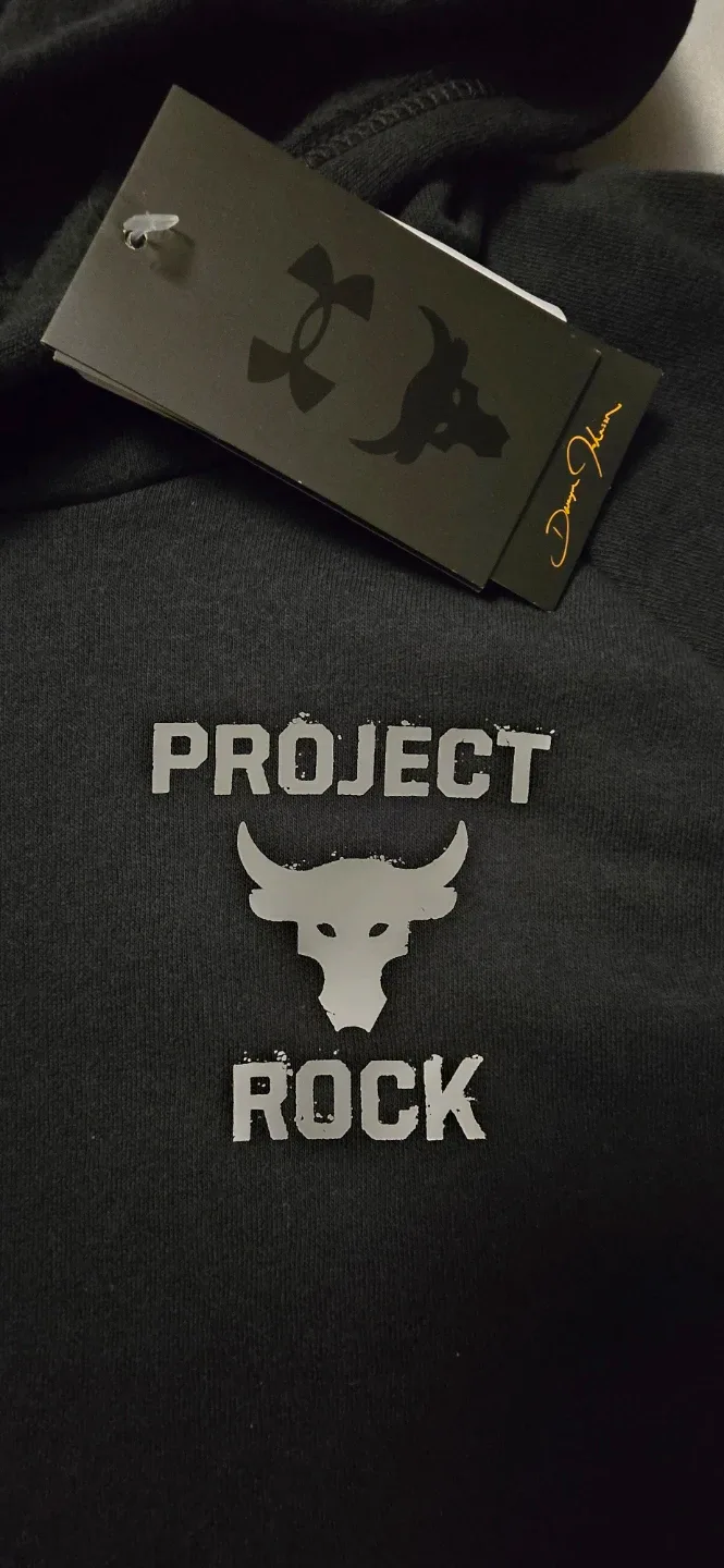 NEW! Under Armour Project Rock Hoodie - Size YXL image indicator(7)
