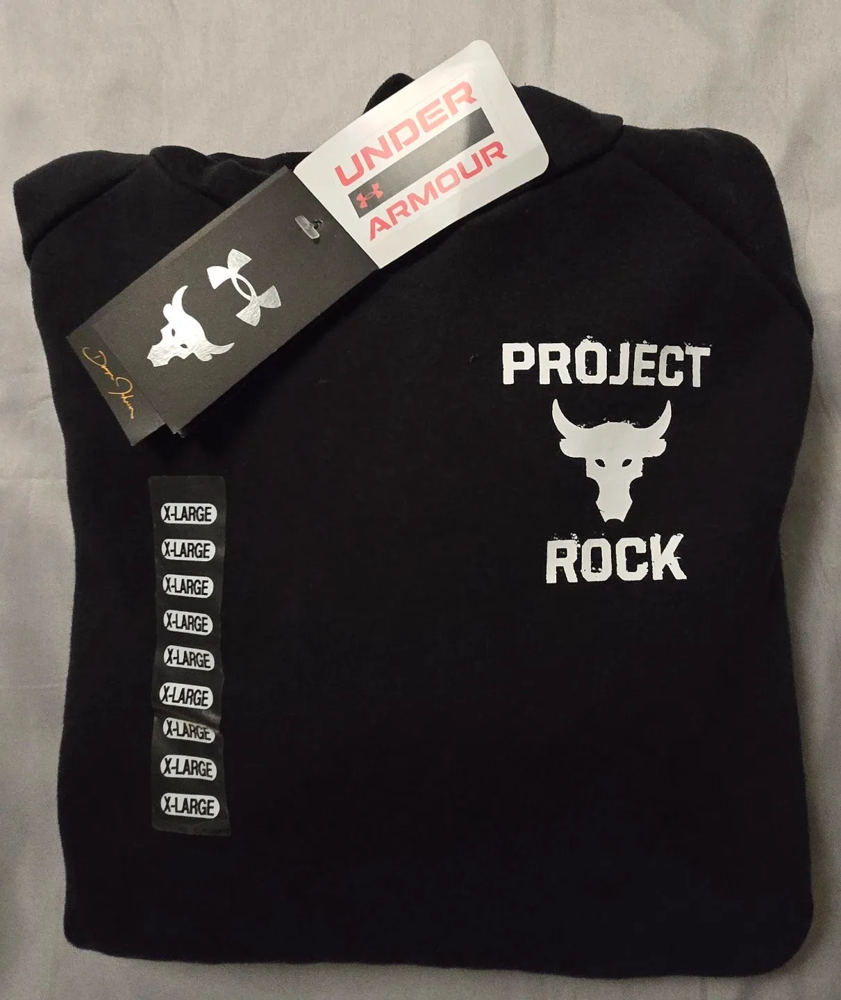 NEW! Under Armour Project Rock Hoodie - Size YXL image indicator(8)