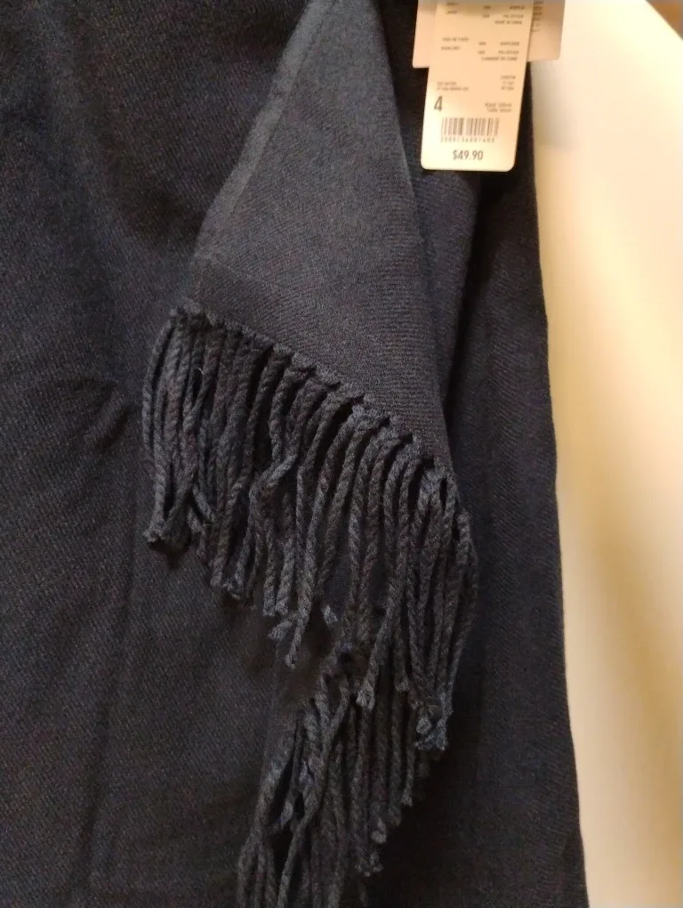 Brand New Fringe Skirt - Size 4, Navy image indicator(4)