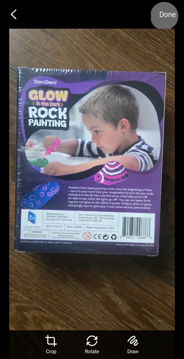 Dan&Darci Glow in the Dark Rock Painting Kit - New image indicator(2)