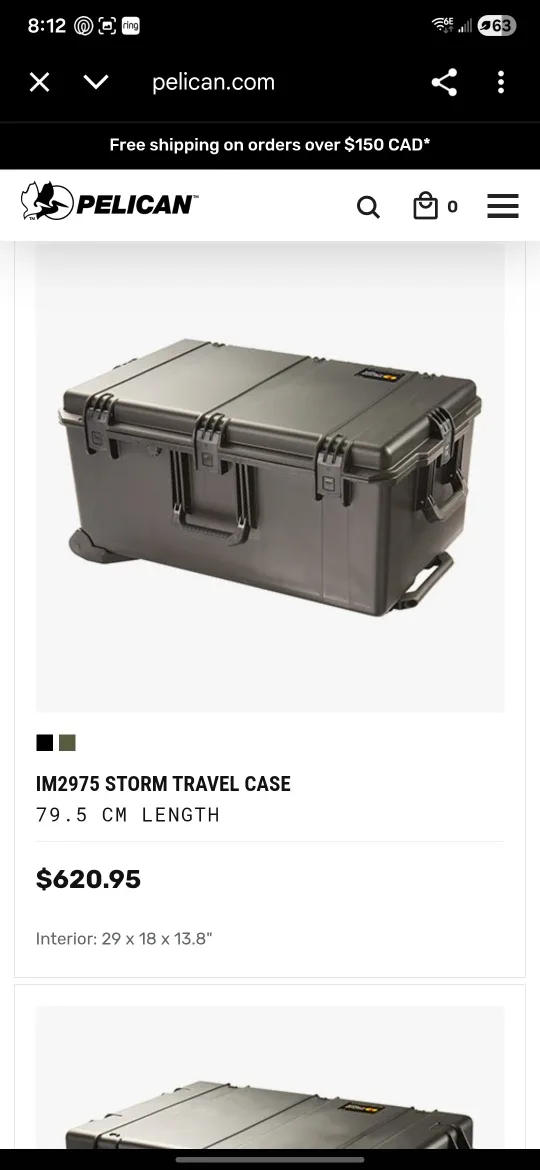 Pelican iM2975 Storm Travel Case