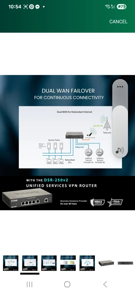 D-Link DSR-250V2 Unified Services VPN Router image indicator(8)