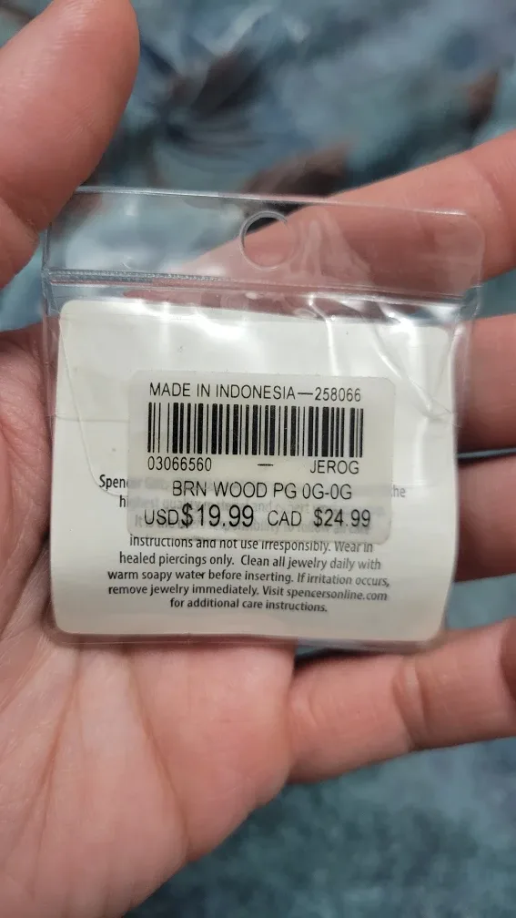 Wooden Ear Plug image indicator(3)