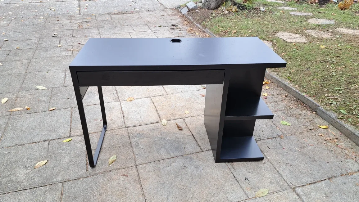 Desk with Drawer & Shelves