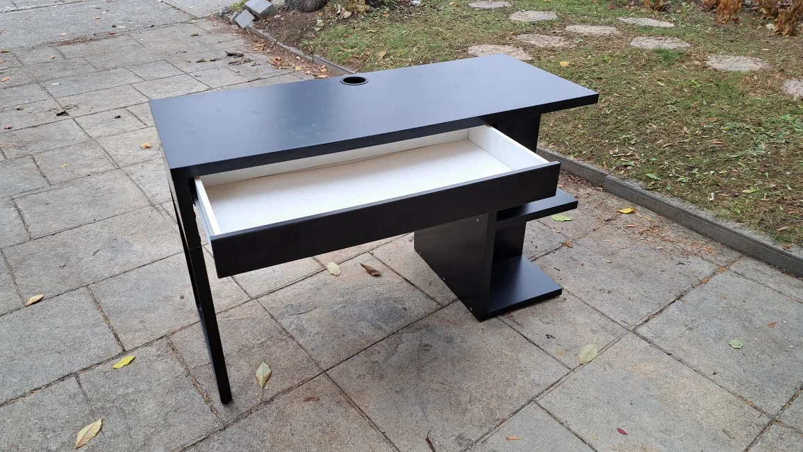 Desk with Drawer & Shelves image indicator(2)