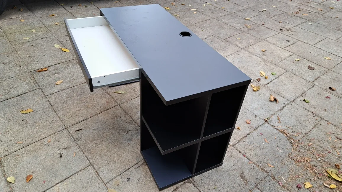 Desk with Drawer & Shelves image indicator(3)