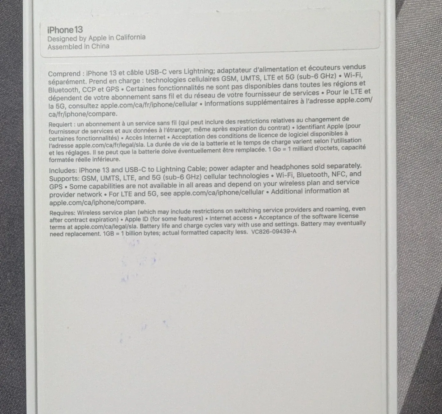 New Apple iPhone 13 - Midnight Black - 128 GB image indicator(5)