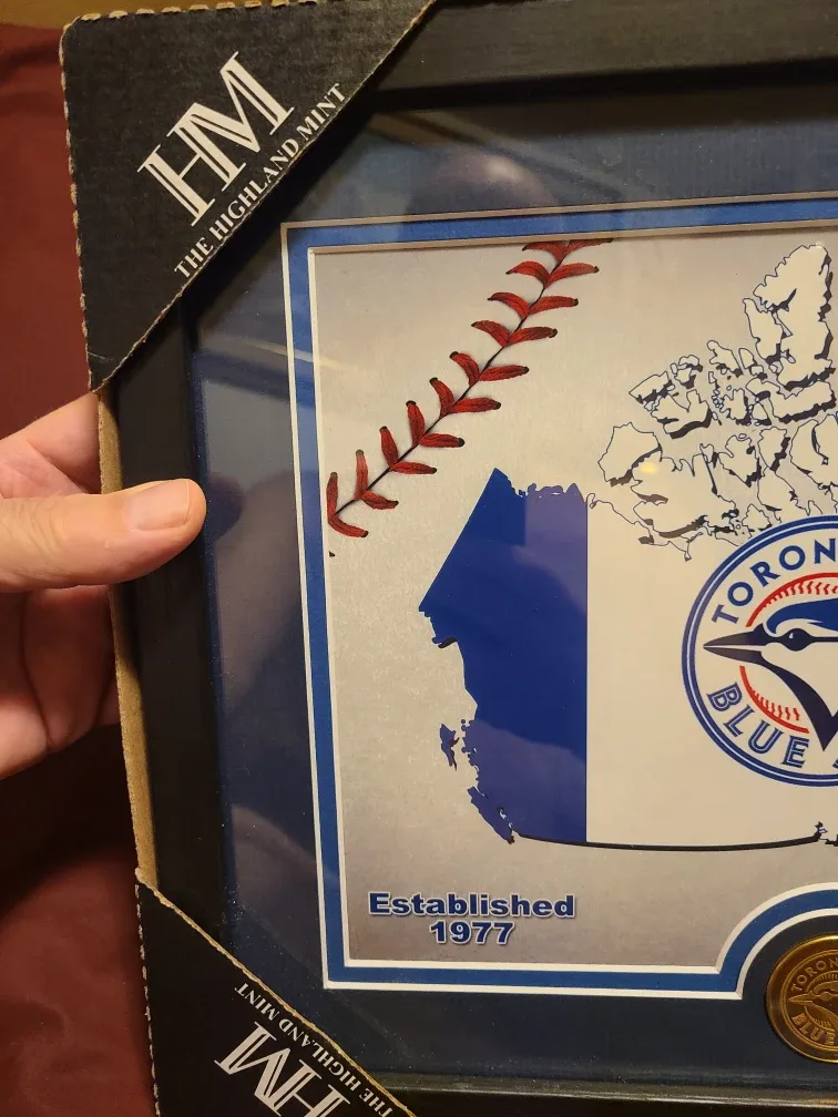 Toronto Blue Jays Framed Baseball Picture image indicator(9)