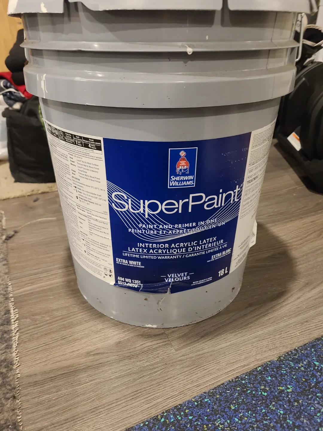 Sherwin-Williams SuperPaint Interior Acrylic Latex - 18L