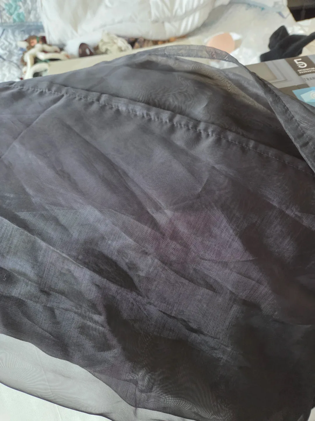 IKEA Sarita curtain panel black x 2 image indicator(2)