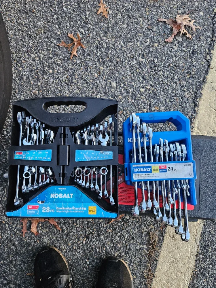 Kobalt 28 & 24 pc Combination Wrench Sets
