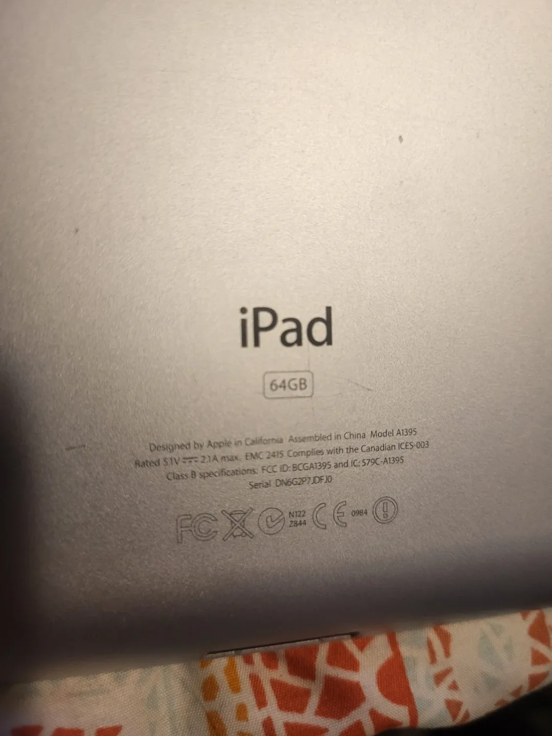 iPad 64GB - Model A1395