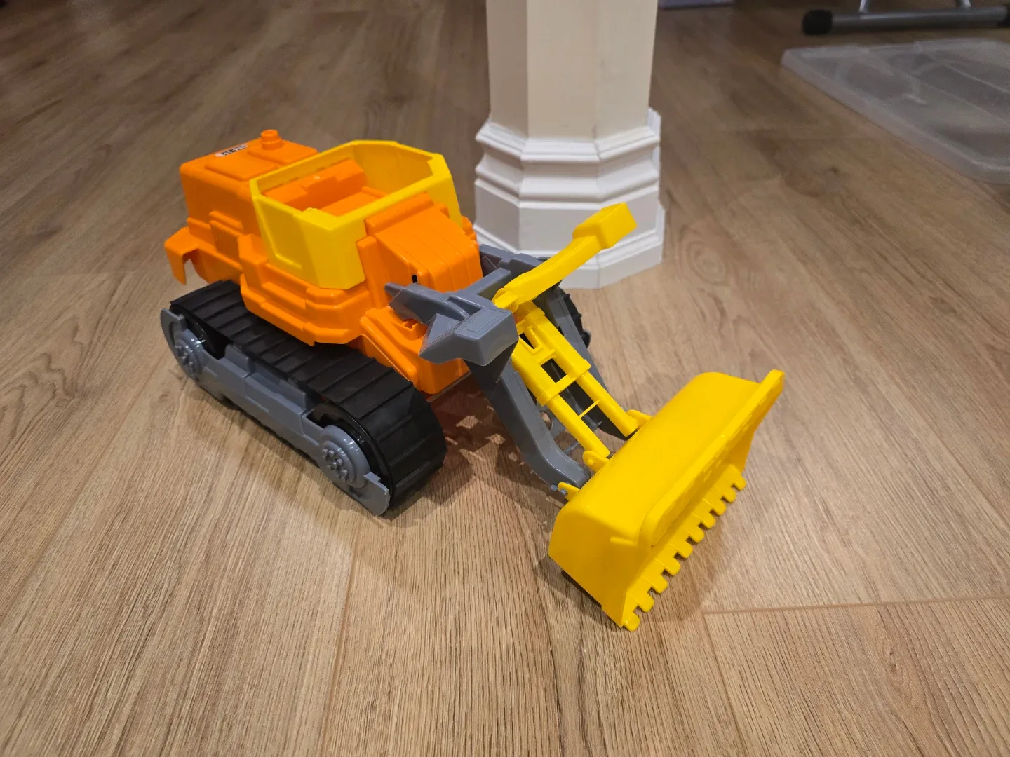 Toy Bulldozer - Orange & Yellow image indicator(3)