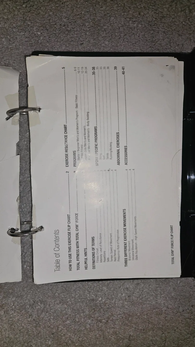 Total Gym force Adjustable Workout System image indicator(3)
