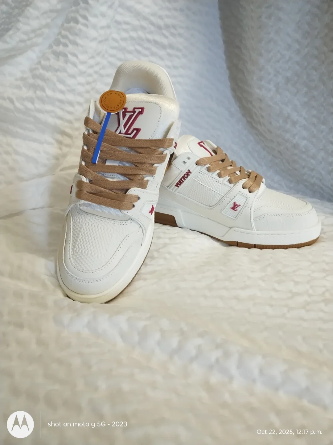 Louis Vuitton White Sneakers, New in Box image indicator(3)