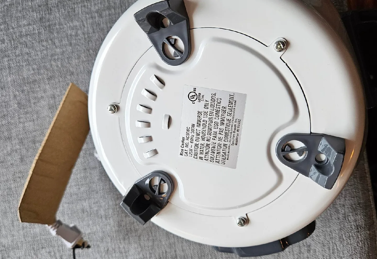 West Bend Rice Cooker image indicator(2)