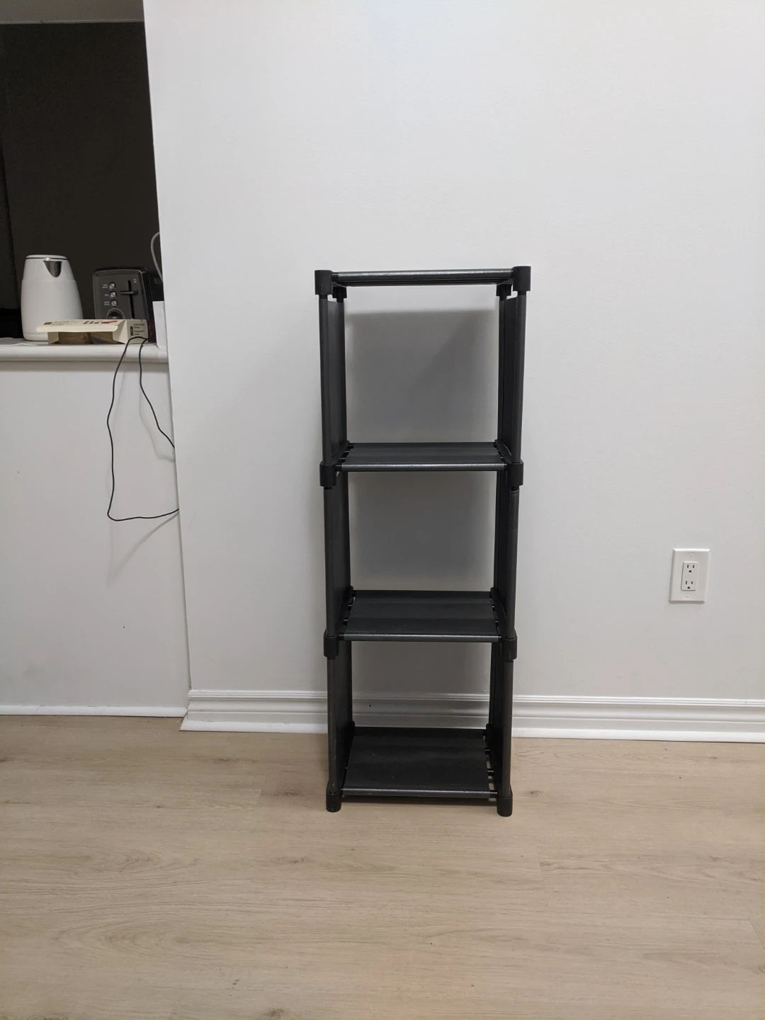 Plastic and metal Shelf
