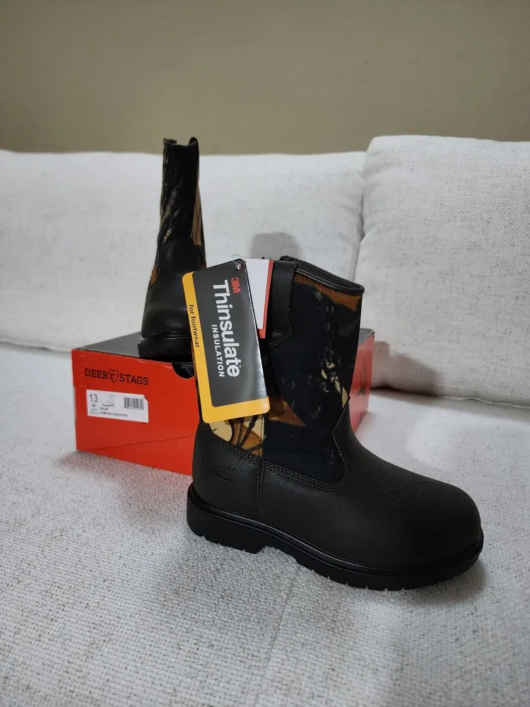 Deer Stags Ranch Full Grain Leather Boots - Size 13