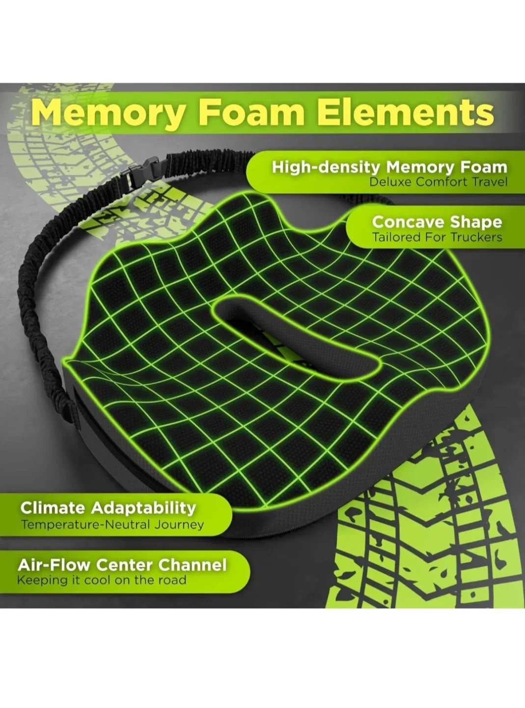 Truckules Breathable Seat Cushion image indicator(8)