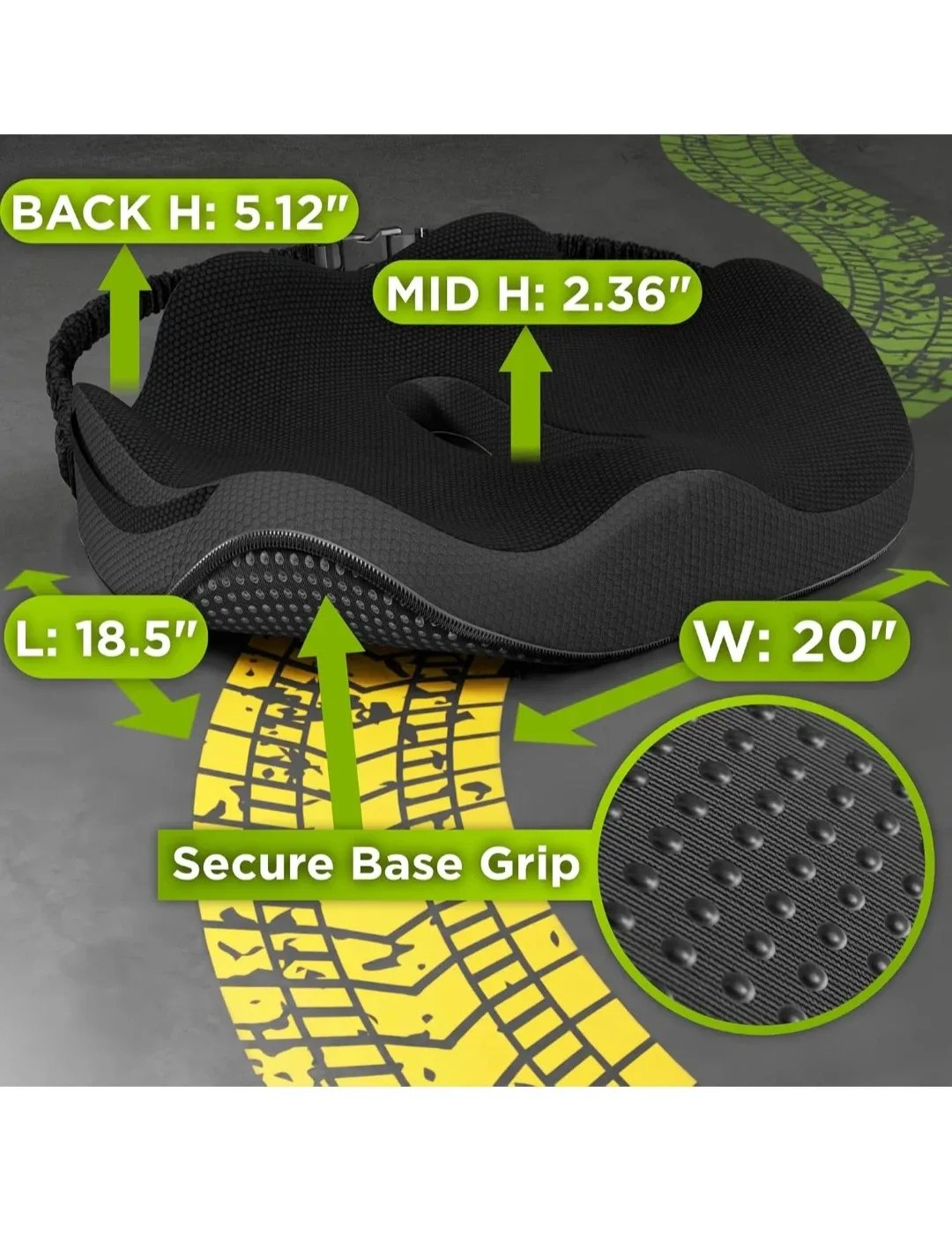 Truckules Breathable Seat Cushion image indicator(9)