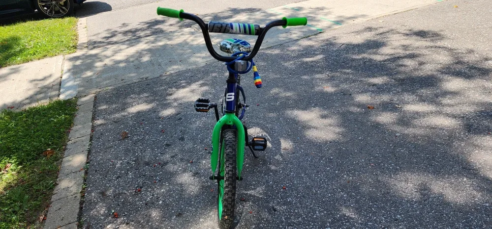 Supercycle Illusion Sixteen Kids' Bike - Blue/Green image indicator(3)