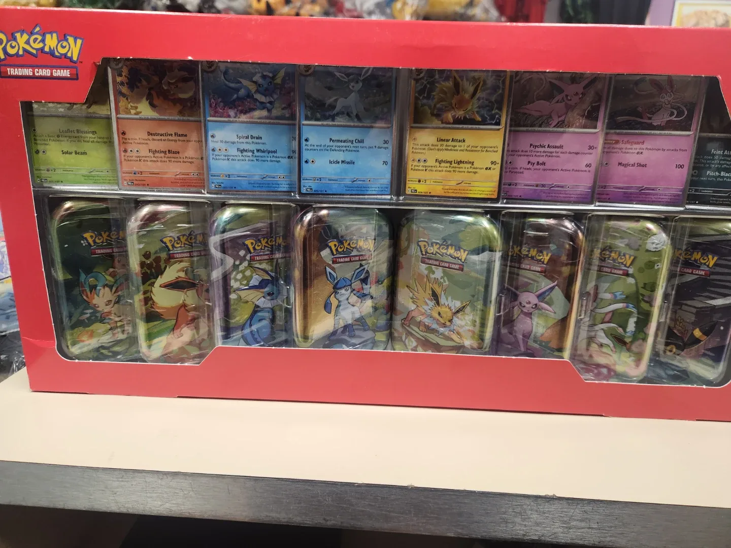 Pokemon Trading Card Game Eevee Evolution Tin 8-Pack