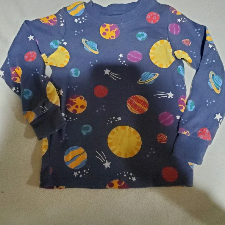 George 4T Long Sleeve Shirt - Planets