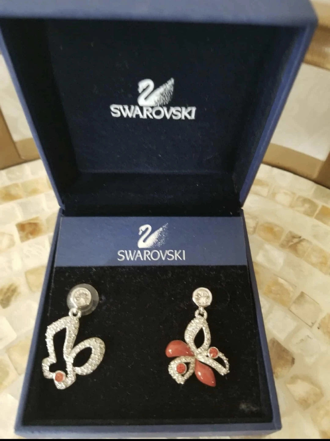 Swarovski Earrings Set with Box and certificate