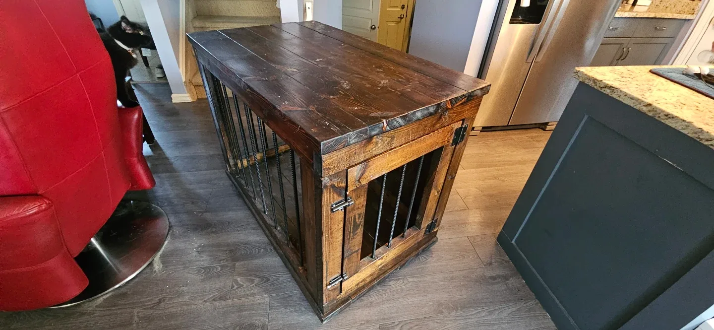Wooden Dog Crate Furniture image indicator(2)