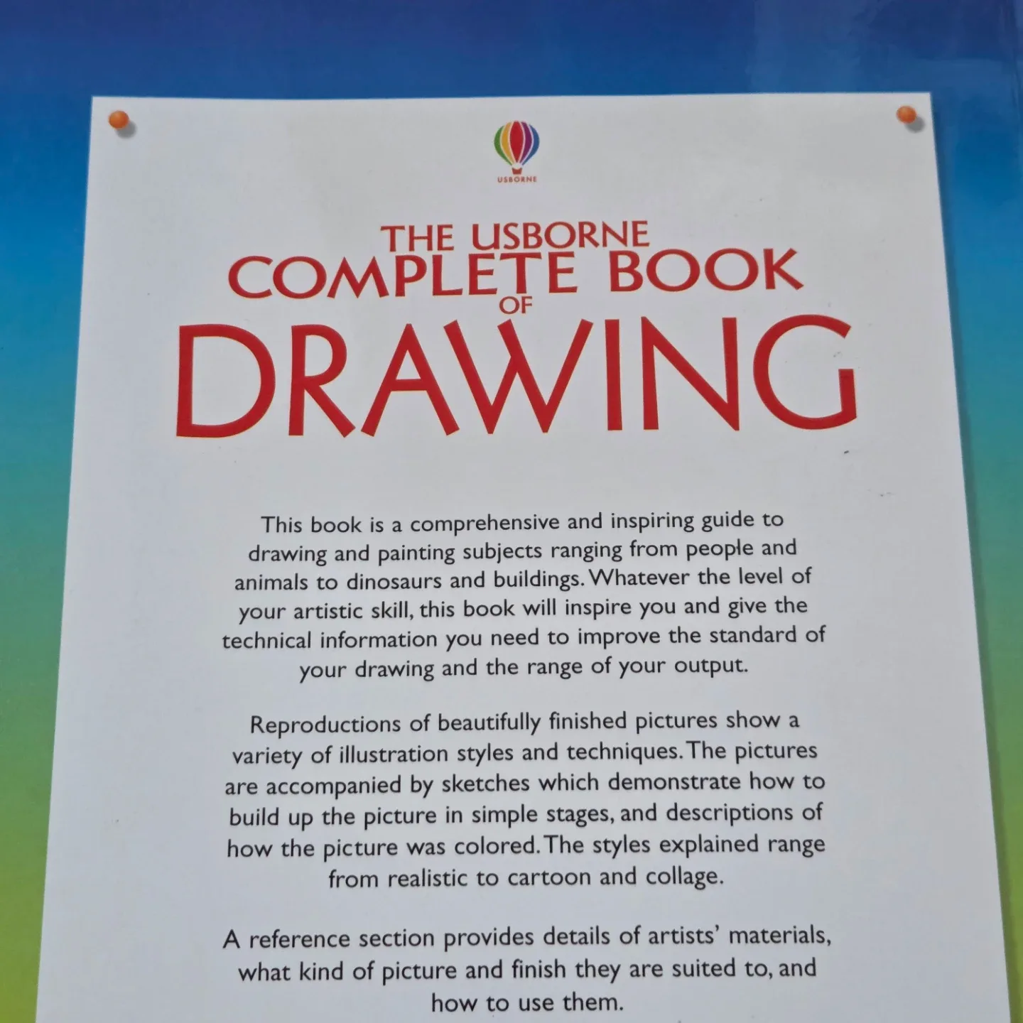 🆕The Usborne Complete Book of Drawing image indicator(2)