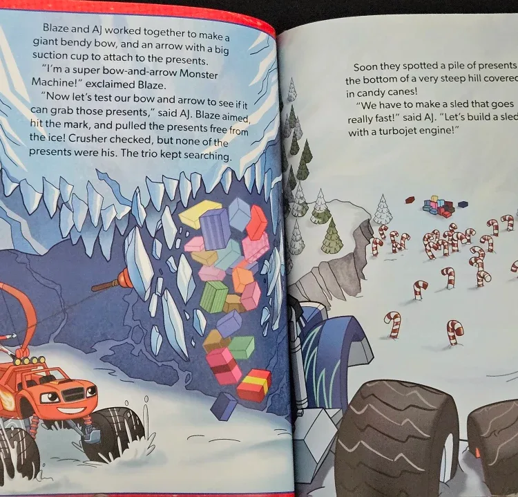 Blaze and the Monster Machines Christmas Book image indicator(3)
