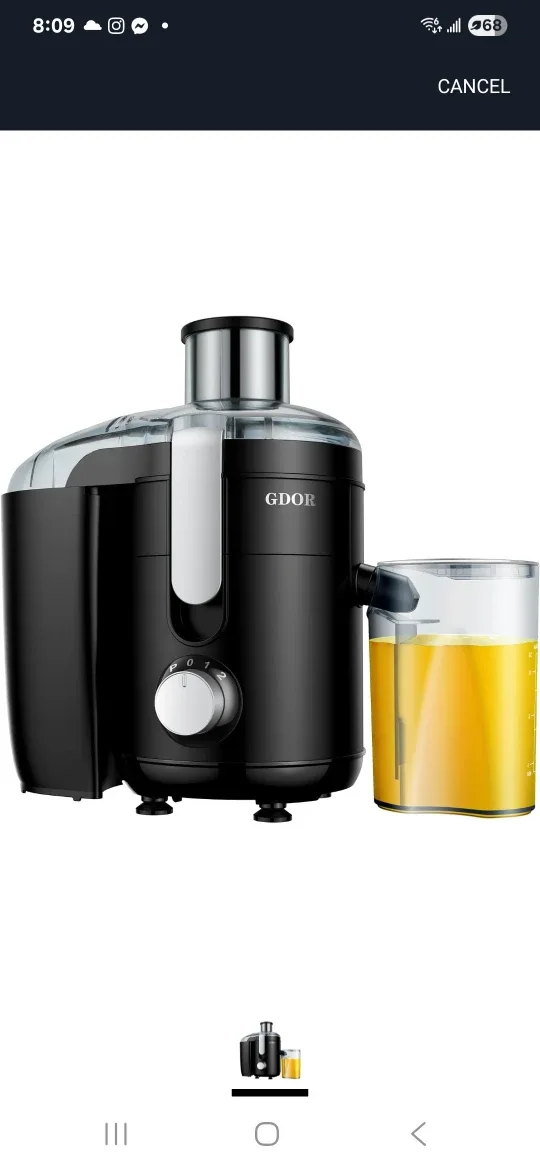 GDOR Slow Juicer - Fruits & Veggies image indicator(6)