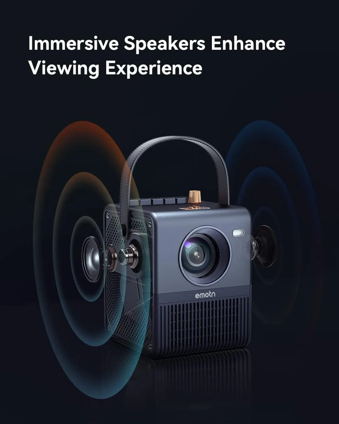 Brand New Emotn Battery Powered Smart Projector For Sale 🥕 image indicator(3)