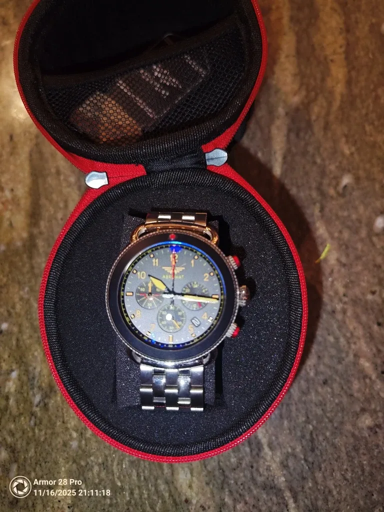 Aeromat Watch with International Warranty