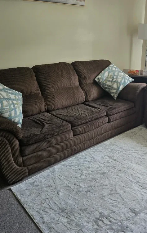 Brown Corduroy Sofa and Loveseat Set image indicator(3)