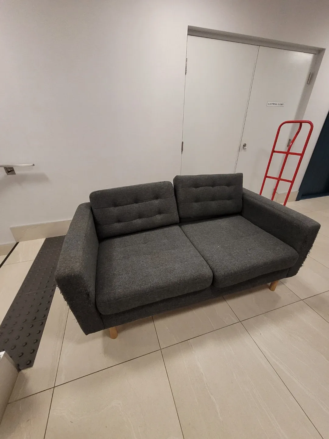 Grey Two Seater Sofa image indicator(3)