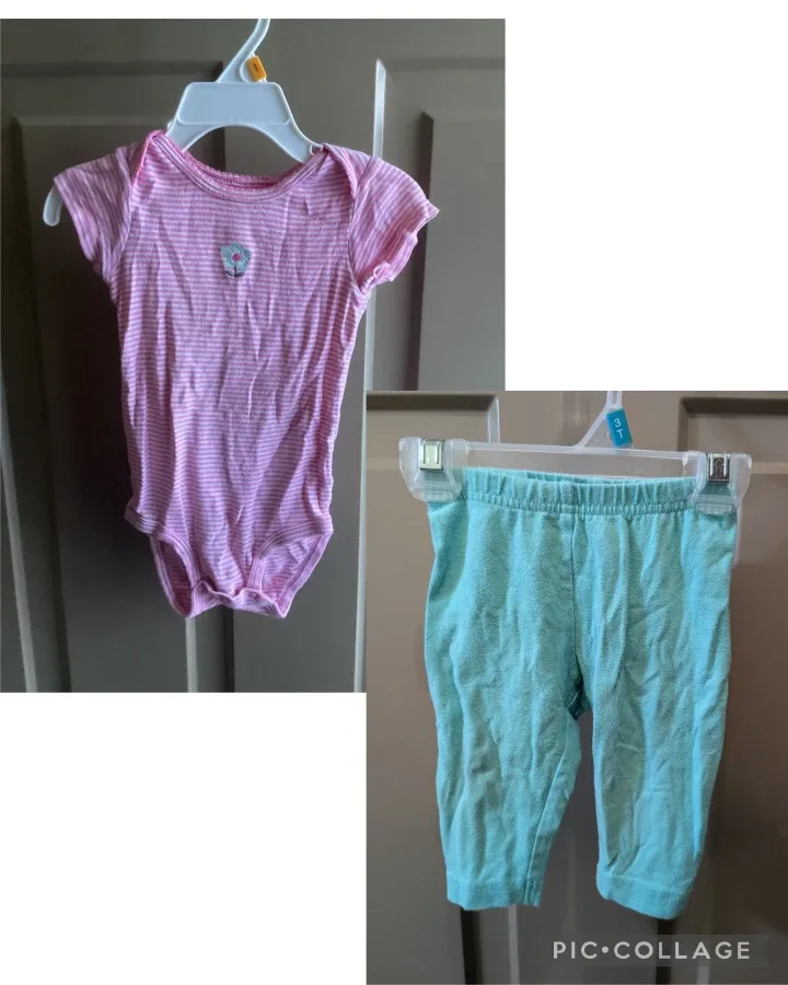 Girls sz 12 months outfits, $3 each image indicator(2)