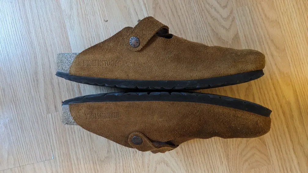 Birkenstock Boston Suede Clogs, Size US 7 image indicator(5)