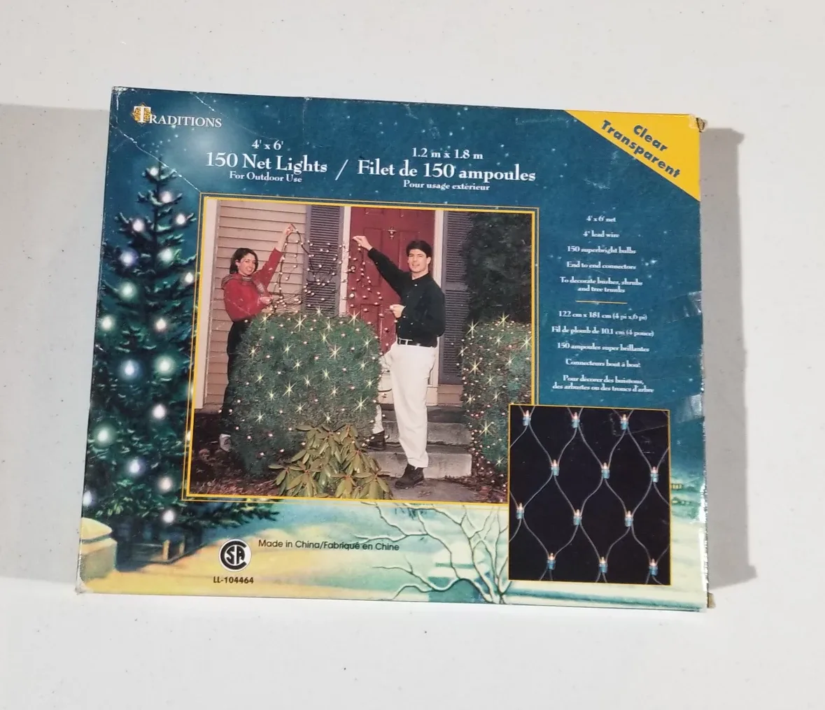 *BRAND NEW BOX!* Of Traditions 150 Net Lights 4'x6' Outdoor Use!