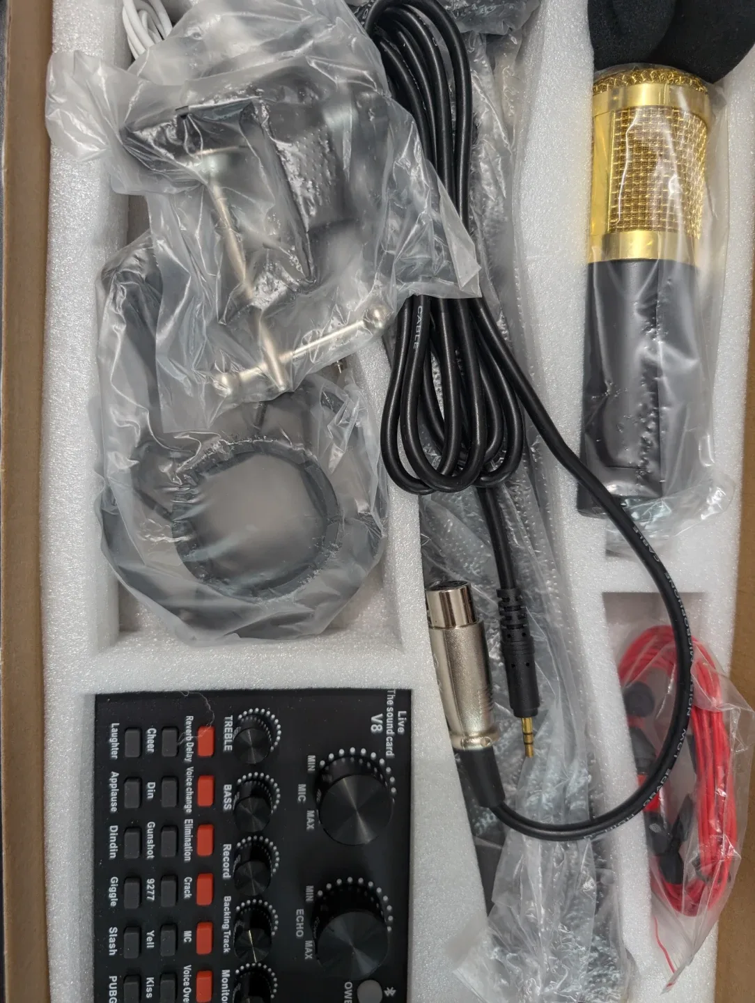 Professional Condenser Microphone Set - New image indicator(4)
