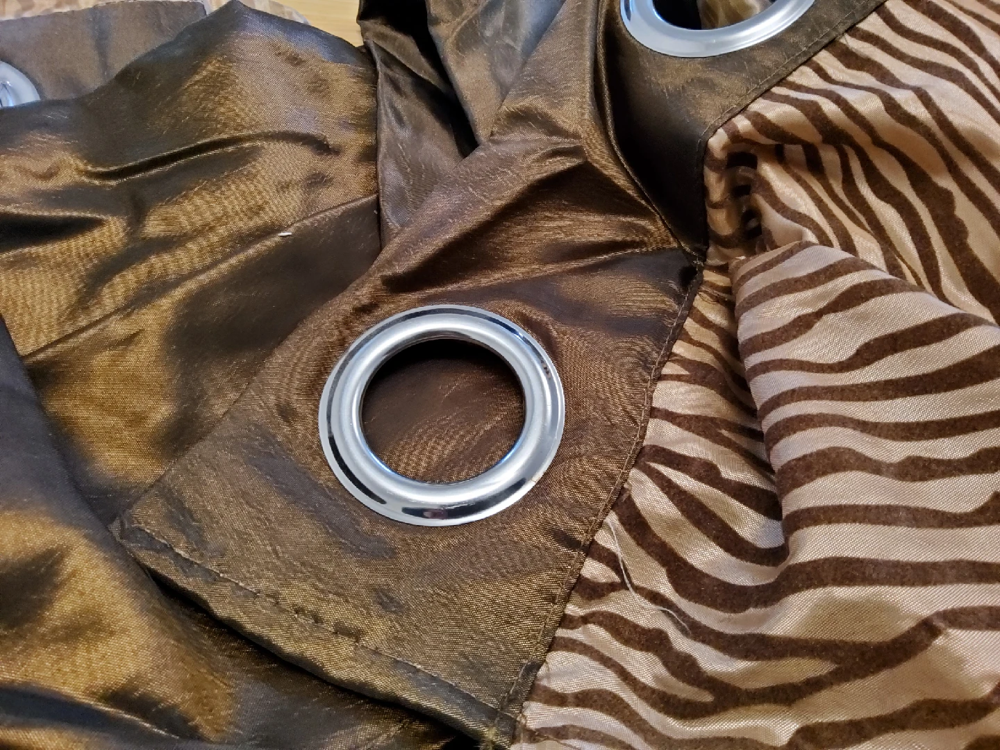 Brown Curtains, set of 4