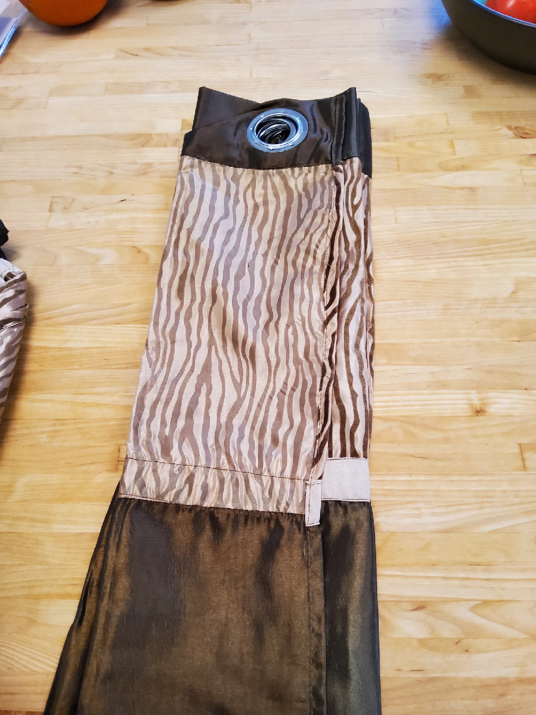 Brown Curtains, set of 4 - photo 3