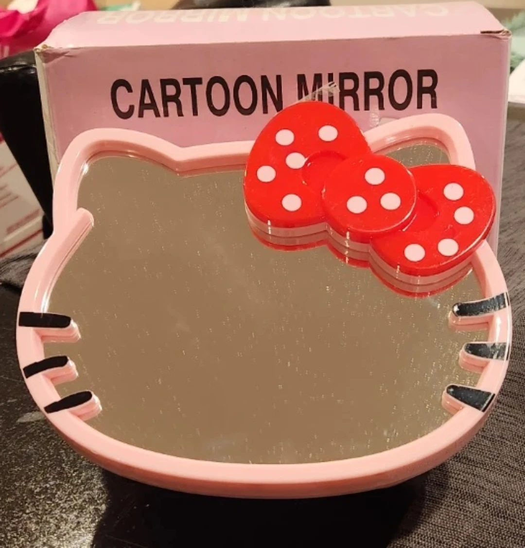 Hello Kitty Cartoon Mirror - Pink - photo 2