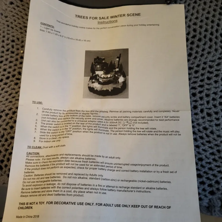 Trees for Sale Winter Scene Decoration image indicator(4)