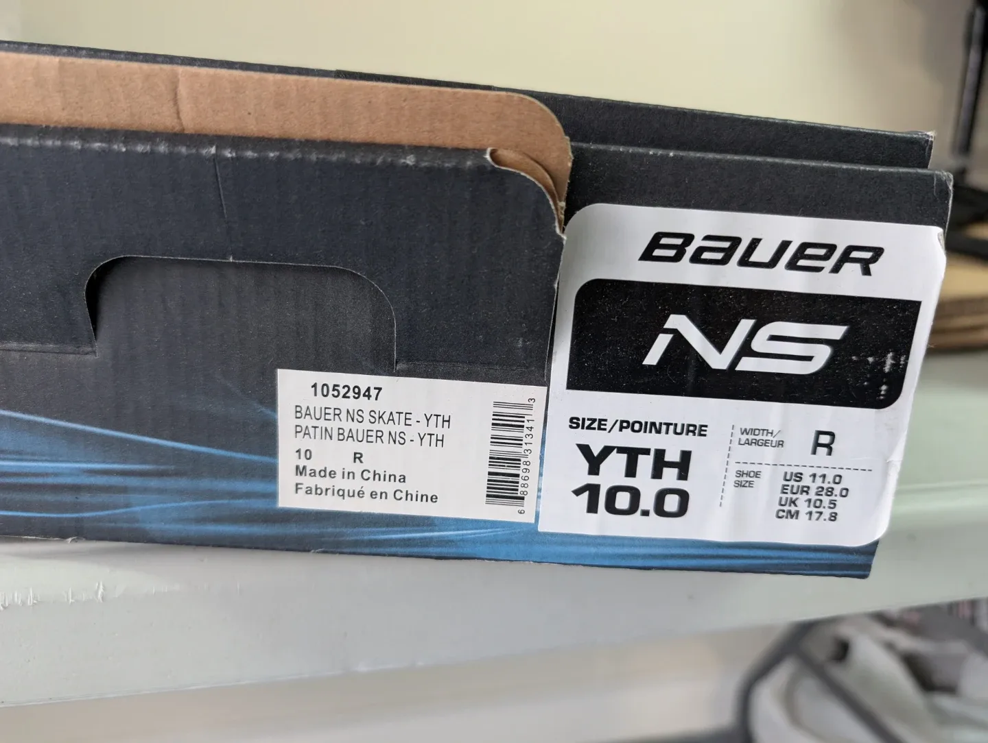 Bauer NS Youth Hockey Skates - Size YTH 10 image indicator(4)