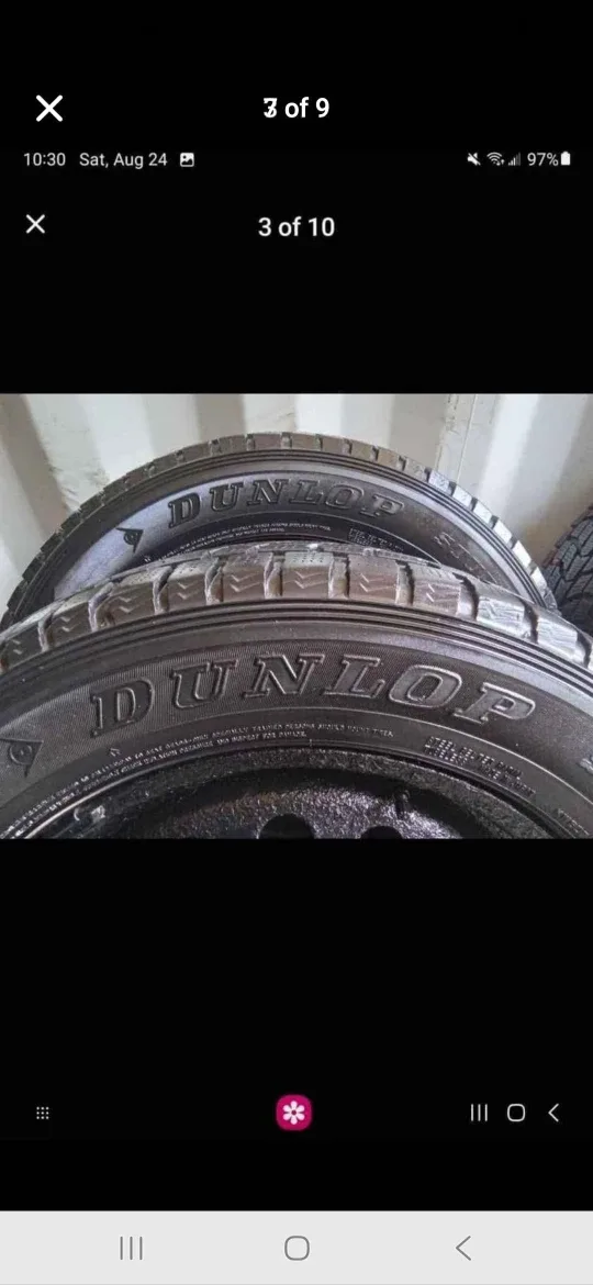 DUNLOP Winter Tires & Rims 225/60R17 (6×114.3) TPMS – image indicator(4)