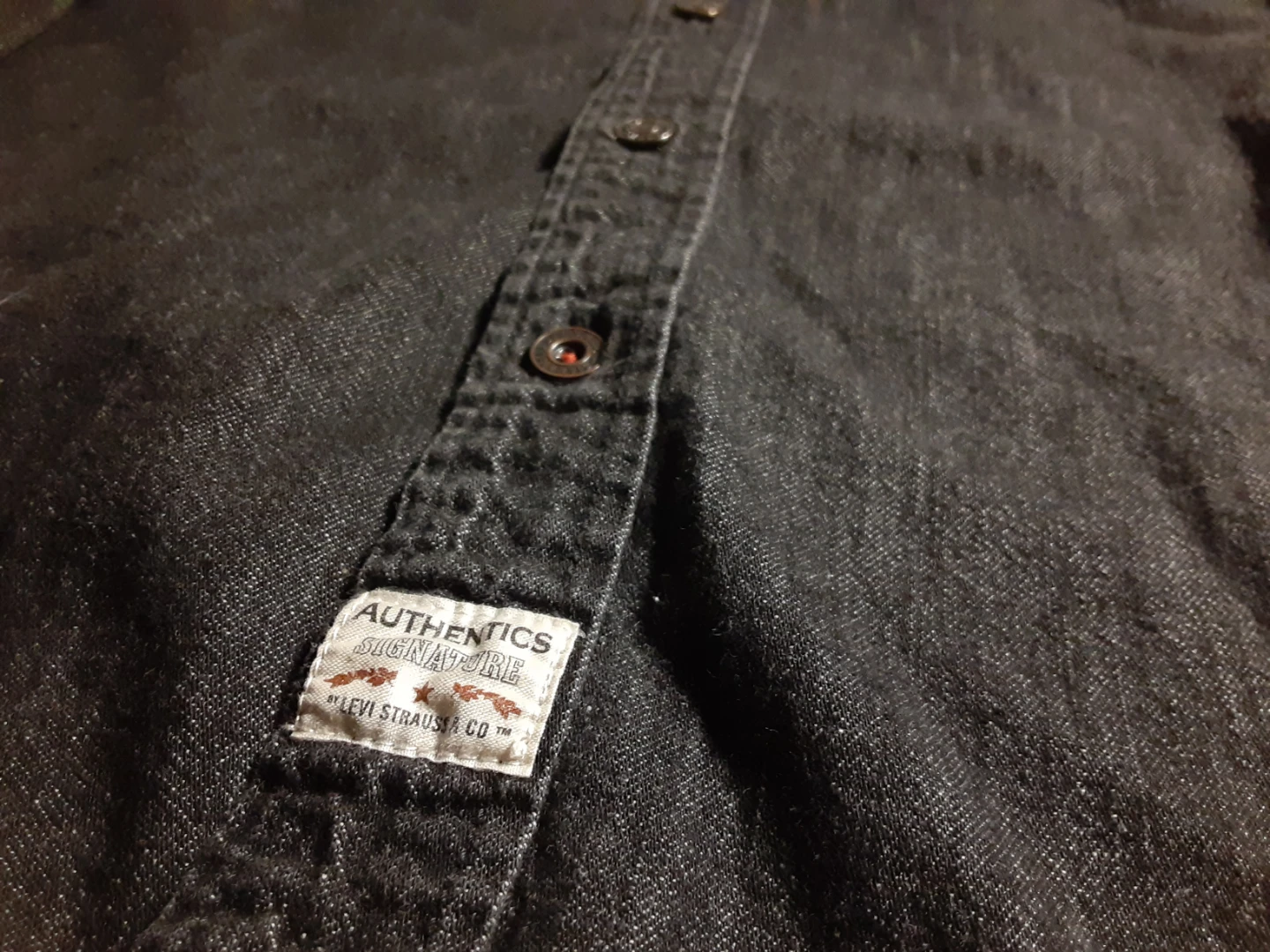 Long Sleeve Shirt | Signature by Levi Strauss & Co. -  S: S/M - photo 4