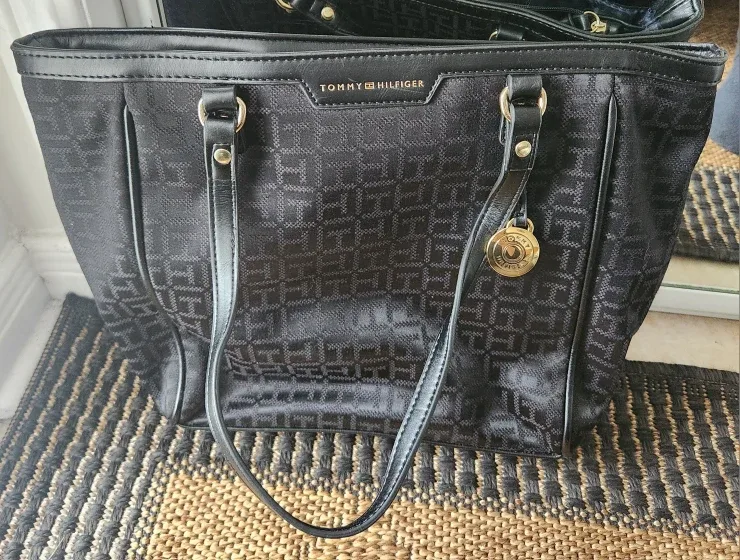 Tommy Hilfiger Black Tote Bag