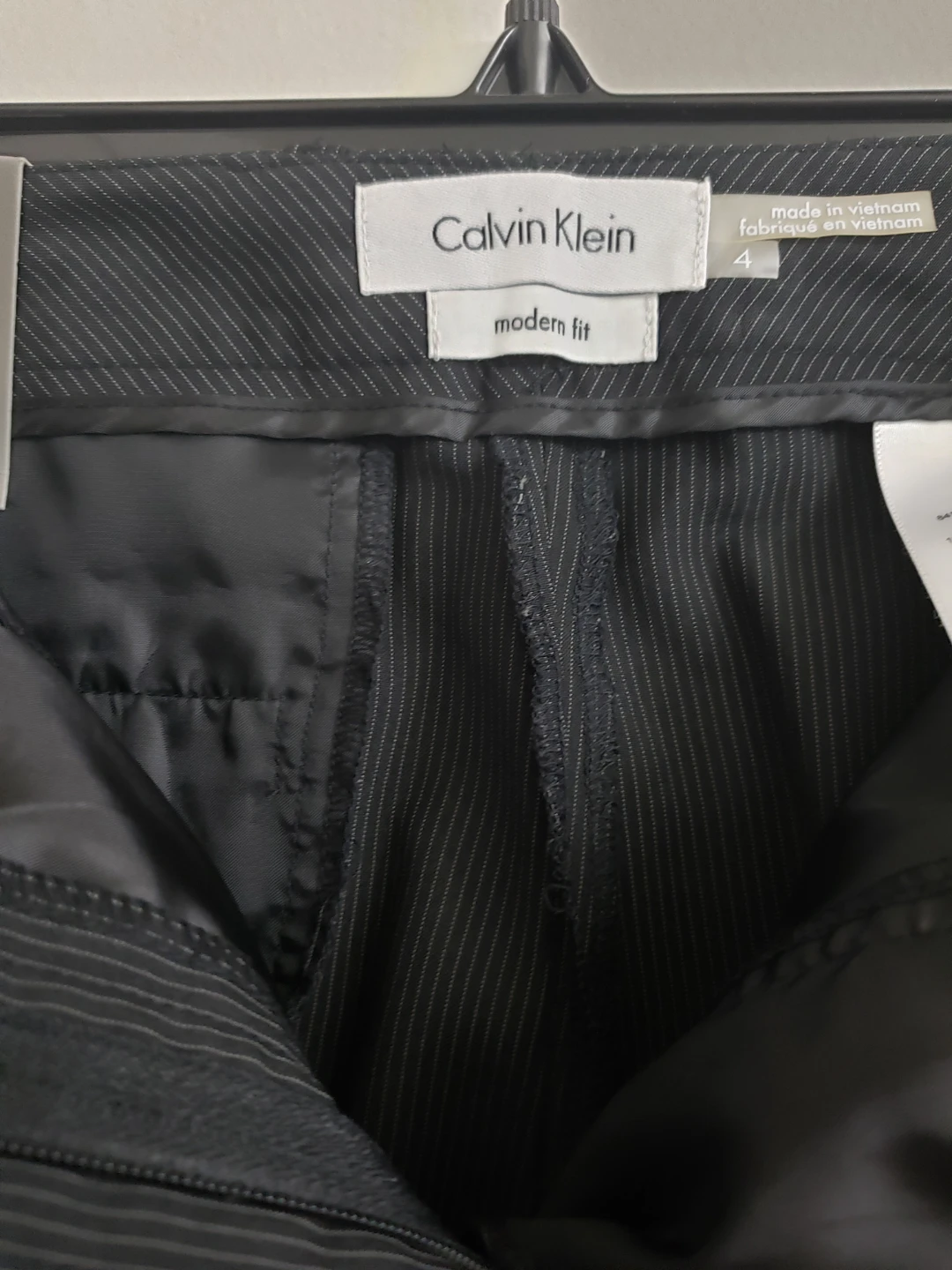 Calvin Klein Modern Fit Black Pants - Size 4 - photo 3